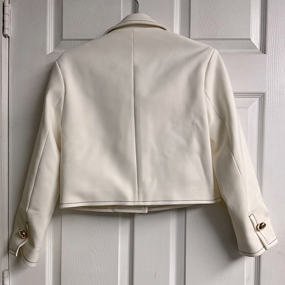 Peter Pan collar cropped jacket - Picture 5 of 7